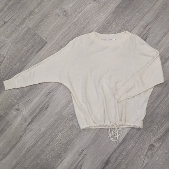 Ivory cashmere blend sweater - Picture 1 of 5